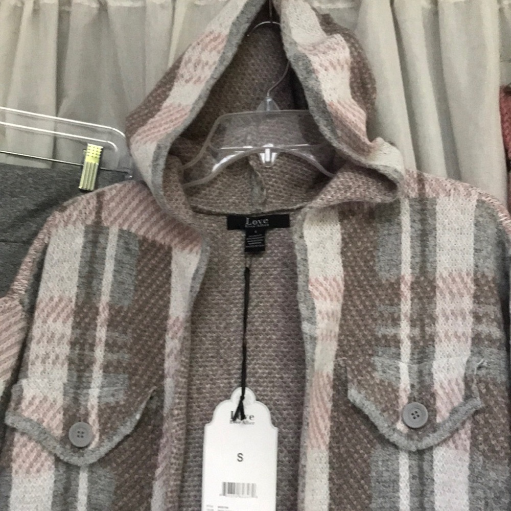 Pink/grey shacket - Picture 2 of 14